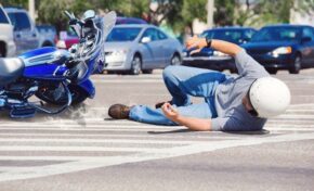 What do you do when involved in a motorcycle accident?